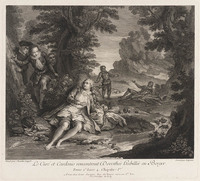 KG 12950
<br/>
De pastoor en Cardenio ontmoeten Dorothée.
<br/>
<em>Lépicié, Nicolas Bernard (1735-1784)</em>